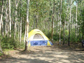 Hot Springs Campground & Hostel Upper Laberge 外观 照片